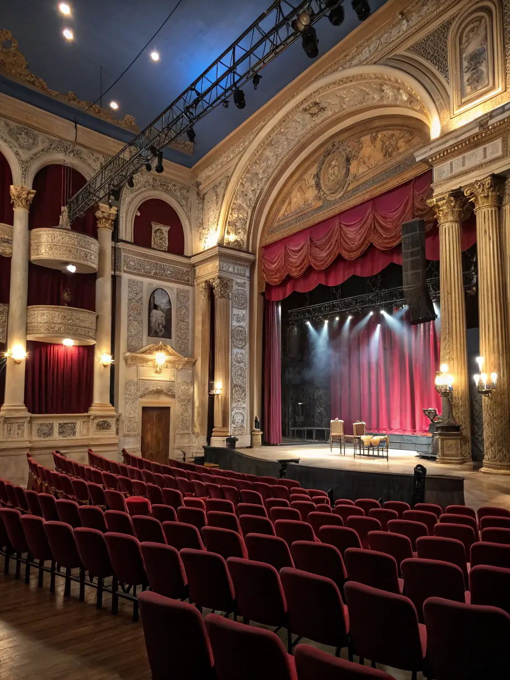 A photo of a past AML event, featuring a diverse group of attendees enjoying a performance in a historic venue, highlighting the organization's inclusive and community-focused approach.